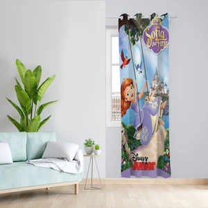 پرده مدل سوفیا مخمل پانچی کد 318L سایز 140x280 سانتی متر