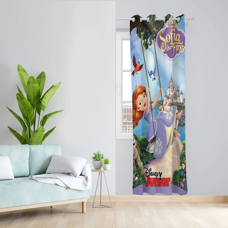  پرده مدل سوفیا مخمل پانچی کد 318L سایز 140x280 سانتی متر