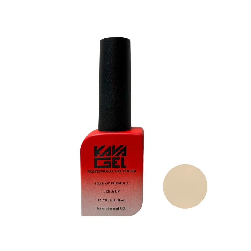 لاک ژل براق ناخن کاواژل مدل NEW شماره 13 رنگ هلویی