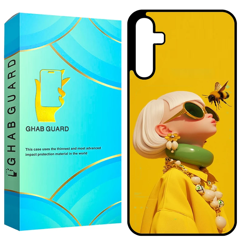 کاور قاب گارد طرح دختر مدل GCHPA35 مناسب برای گوشی موبایل سامسونگ Galaxy A35 5G