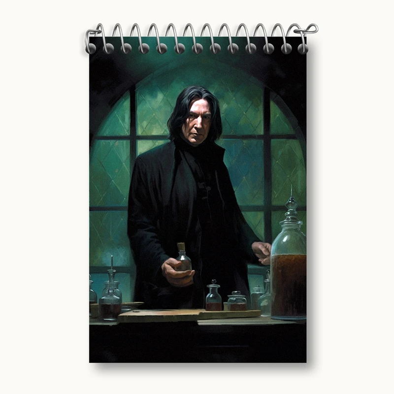 دفتر یادداشت 50 برگ خندالو مدل اسنیپ هری پاتر کد F854