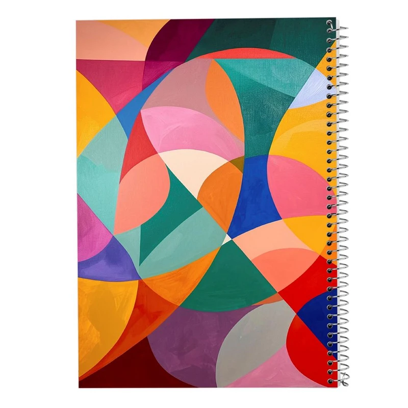 دفتر ژورنال نویسی 50 برگ مدوپد مدل نقطه ای طرح اشکال فانتزی کد DF16186