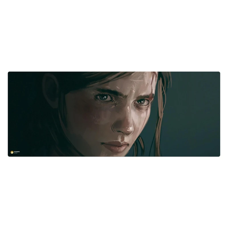 ماوس پد هومرو مدل HX086 طرح بازی The Last of Us سایز 40x100 سانتی‌متر