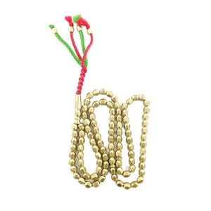 تسبیح مدل فلزی برنجی کد BRASS101T