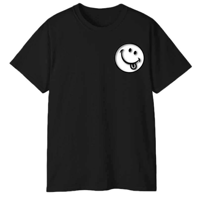 تی‌شرت آستین کوتاه مردانه پاد آفرین مدل آدمک خندون 2