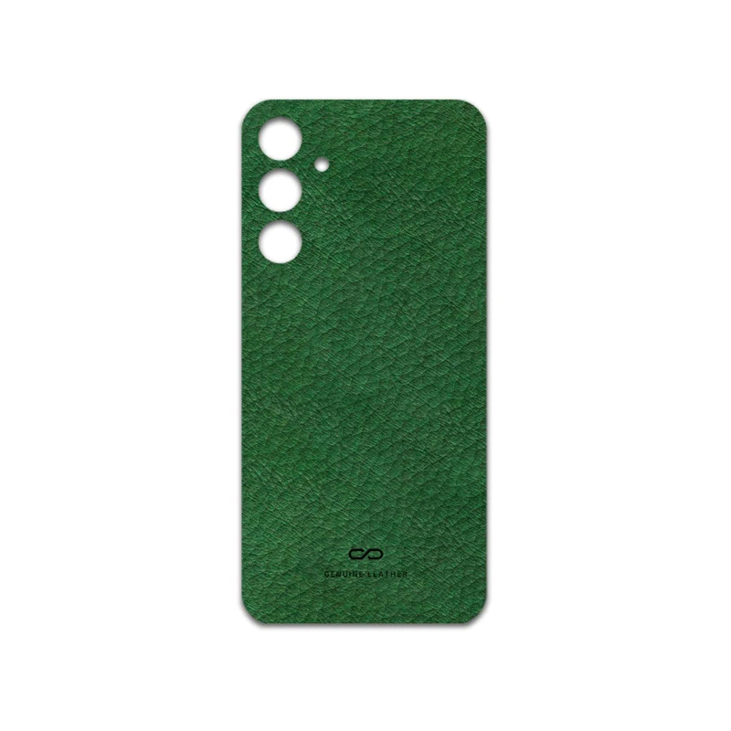 برچسب پوششی ماهوت مدل Green-Leather مناسب برای گوشی موبایل سامسونگ Galaxy A25 5G