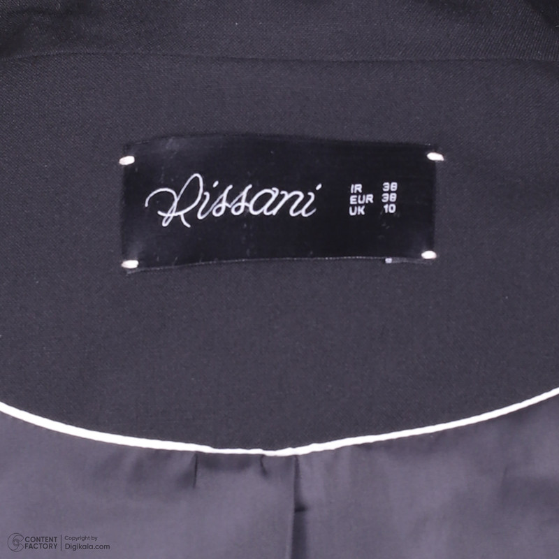 کت زنانه ریسانی مدل 5380 رنگ مشکی