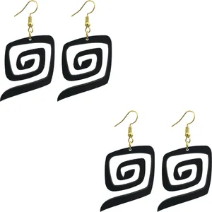 گوشواره زنانه هانستو مدل E2-026 مجموعه دو عددی