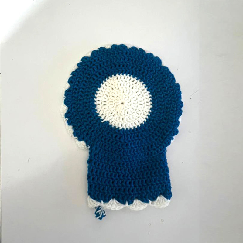 لیف حمام دستکشی مدل بافت ساده 2