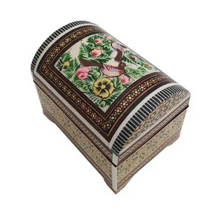 جعبه جواهر خاتم کاری کد 119
