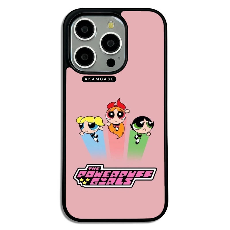 کاور آکام مدل AMCWA15PRO-POWERPUFF GIRLS5 مناسب برای گوشی موبایل اپل iPhone 15 Pro