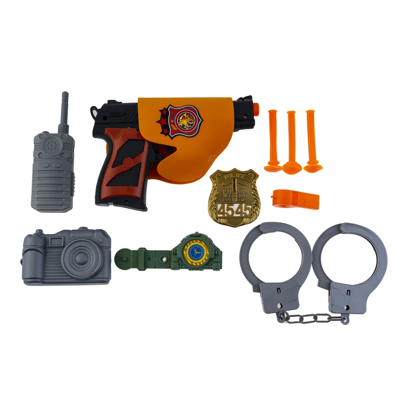 اسباب بازی مدل ست تجهیزات پلیس کد POLICE-081 مجموعه 10عددی