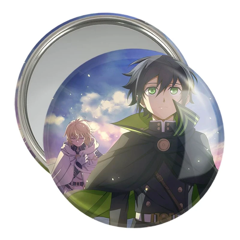 آینه جیبی خندالو مدل یویچیرو و میکائیل انیمه اسرافیل پایانی  کد 12662