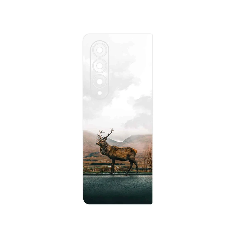برچسب پوششی ماهوت مدل Horned_Deer مناسب برای گوشی موبایل سامسونگ Galaxy Z Fold4