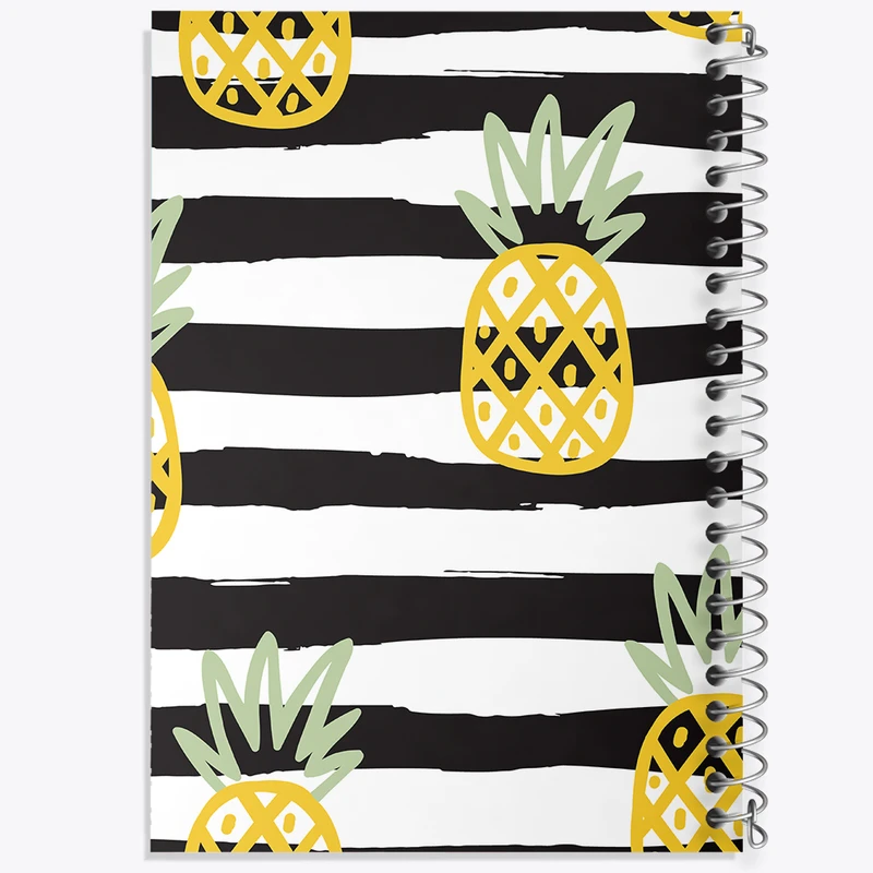 دفتر لیست خرید 50 برگ خندالو طرح آناناس کد N502