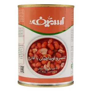 کنسرو لوبیا چیتی با قارچ اسمیف - 380 گرم