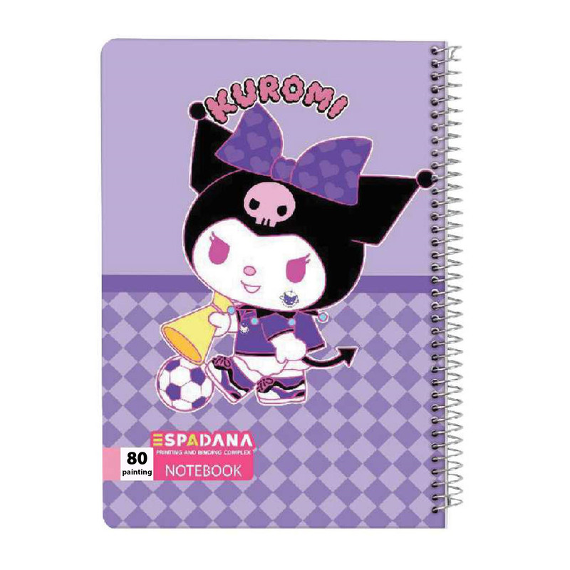 دفتر نقاشی 80 برگ اسپادانا مدل کرومی کد 800712345 مجموعه 5 عددی