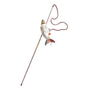 اسباب بازی گربه مدل Plumy Cat Stick