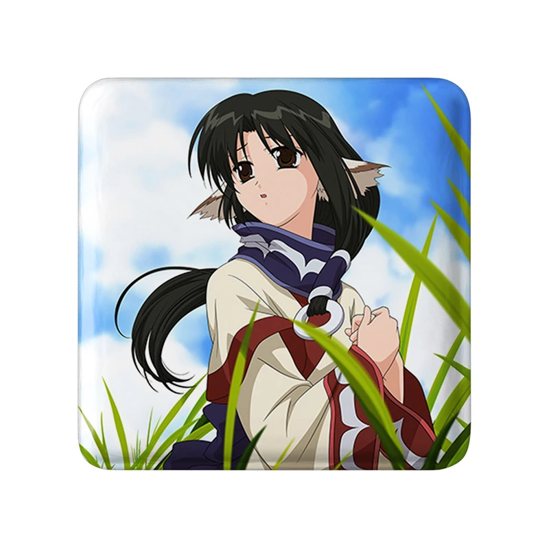 مگنت خندالو طرح بازی Utawarerumono مدل مربعی کد 35387