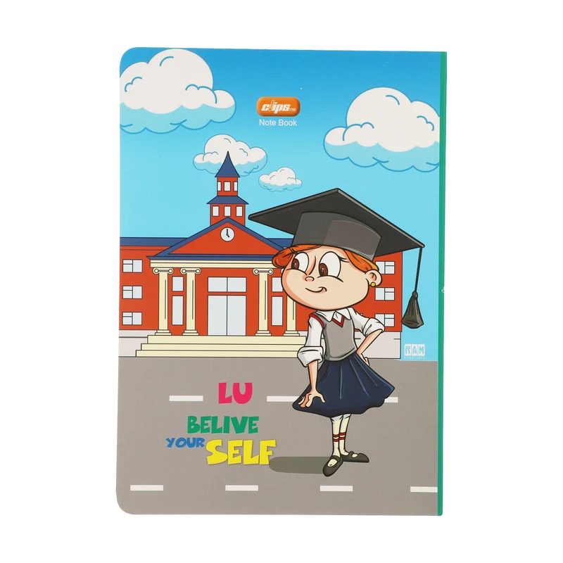 دفتر مشق 50 برگ کلیپس مدل 0032 کد 08