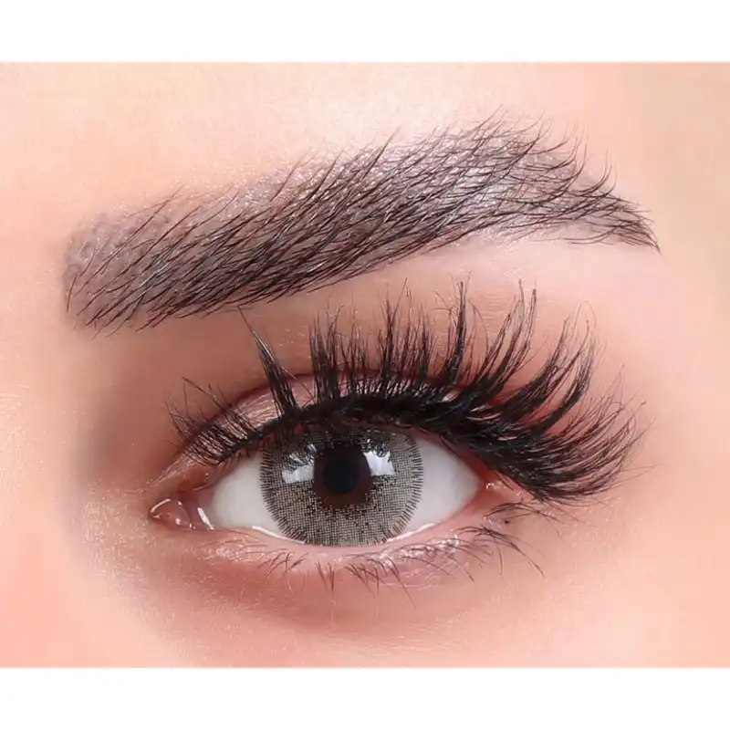 لنز چشم بیوتی شماره 18 مدل ACEA220 رنگ خاکستری عسلی روشن