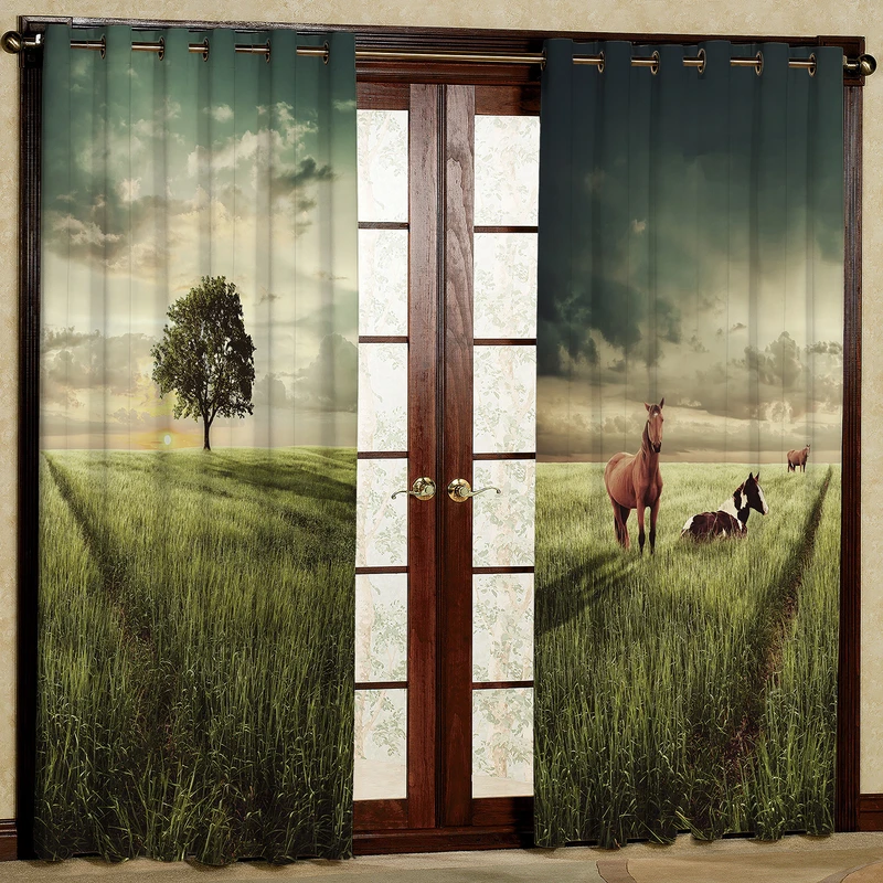  پرده مدل دشت مخمل پانچی کد 226 سایز 140x280 سانتی متر