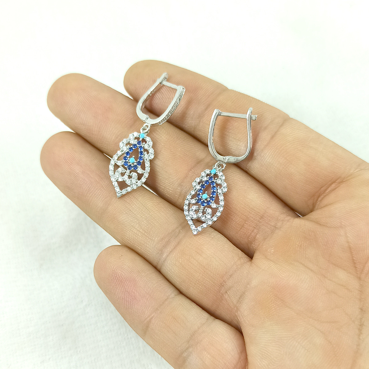 نیم ست نقره زنانه سلین کالا مدل برگ کد pc1-6