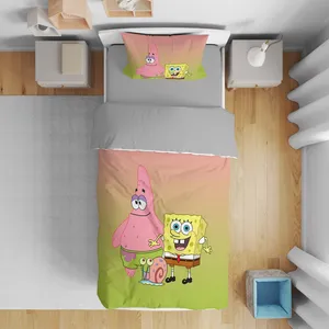 سرویس روتختی مدل باب اسفنجی 4251 یک نفره 5 تکه