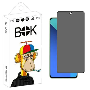 محافظ صفحه نمایش حریم شخصی بوک مدل Privacy Glavers مناسب برای گوشی موبایل شیائومی redmi Note 13