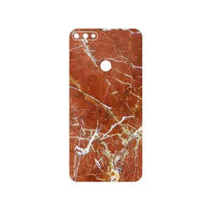 MAHOOT Red Marble Cover Sticker for Honor 7C