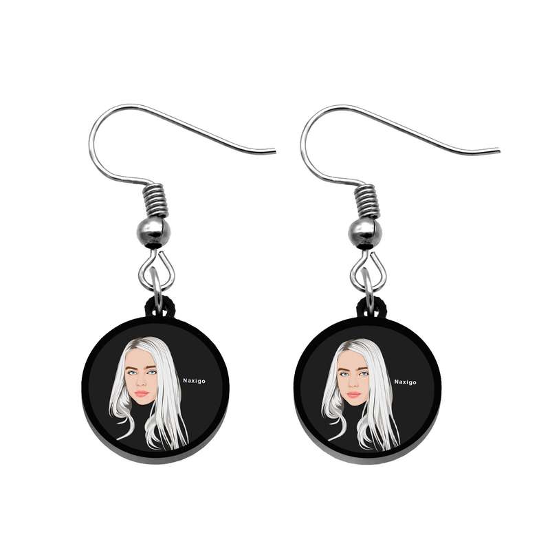 گوشواره زنانه ناکسیگو مدل شب تاب طرح بیلی آیلیش کد ES7350 گوشواره زنانه ناکسیگو مدل شب تاب طرح بیلی آیلیش کد ES7350