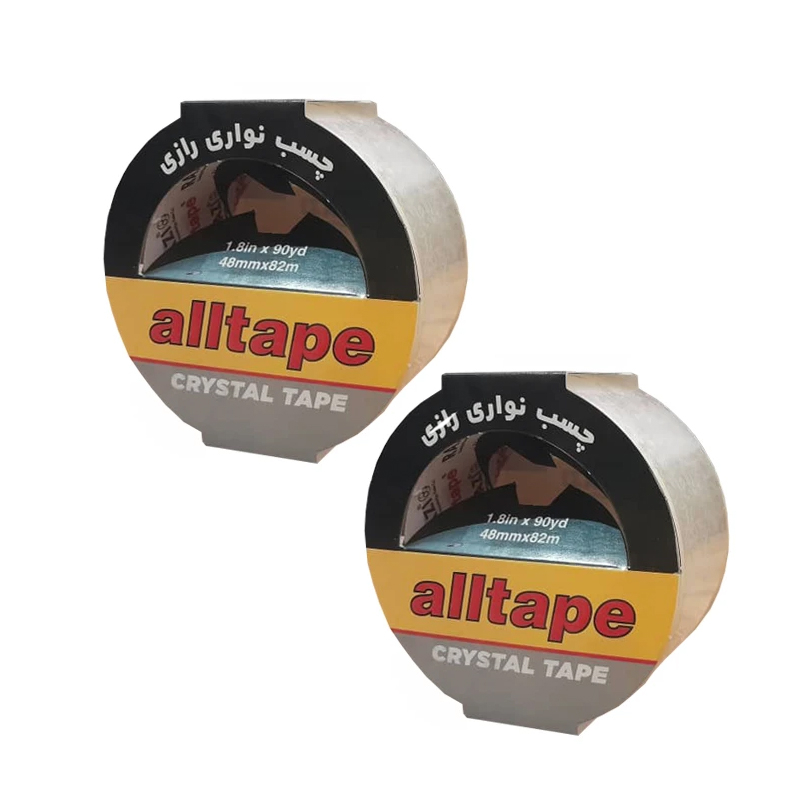 چسب پهن رازی مدل alltape عرض پنج سانتی متر بسته 2 عددی چسب پهن رازی مدل alltape عرض پنج سانتی متر بسته 2 عددی