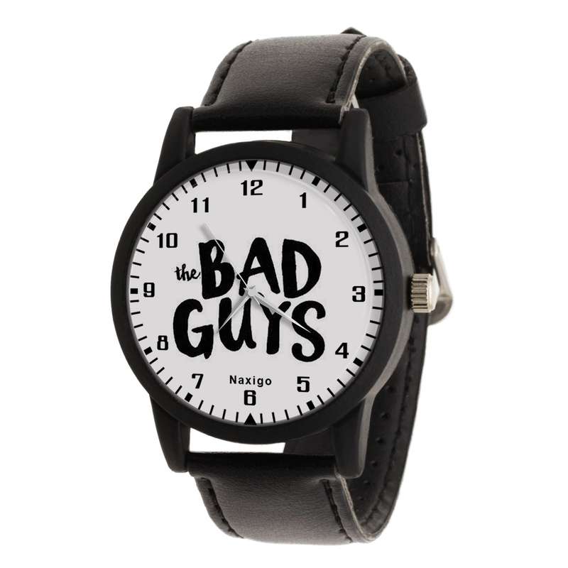 ساعت مچی عقربه ای ناکسیگو مدل The Bad Guys کد LF14073 ساعت مچی عقربه ای ناکسیگو مدل The Bad Guys کد LF14073