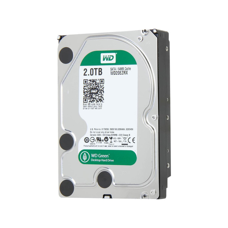 هارددیسک اینترنال وسترن دیجیتال سری سبز مدل WD20EZRX ظرفیت 2 ترابایت