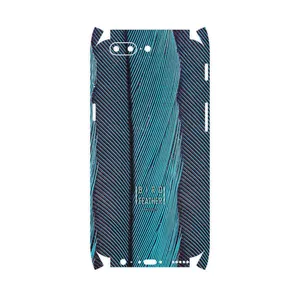MAHOOT Turquoise feathers-FullSkin Cover Sticker for OnePlus 5