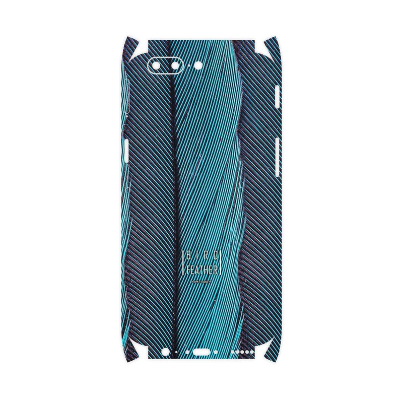 برچسب پوششی ماهوت مدل Turquoise feathers-FullSkin مناسب برای گوشی موبایل وان پلاس 5