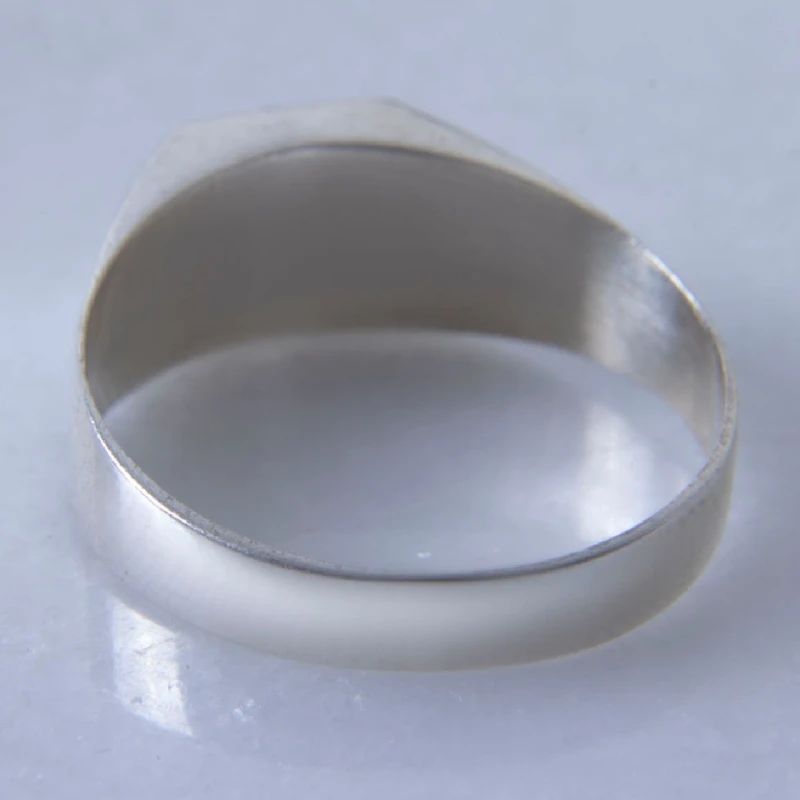 عکس شماره 2 : انگشتر نقره مردانه مدل حرز امام جواد کد p300