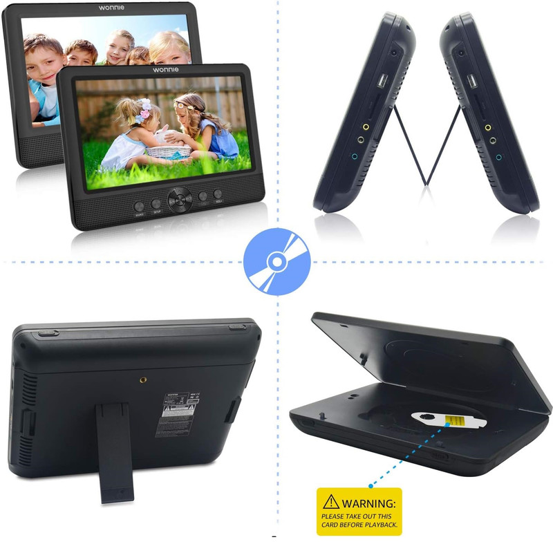 پخش کننده DVD وونی مدل B07VS72HGN مجموعه دو عددی