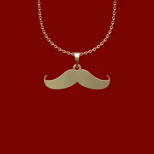 گردنبند طلا 18 عیار زنانه مدوپد مدل سبیل کد Q2-1-1011