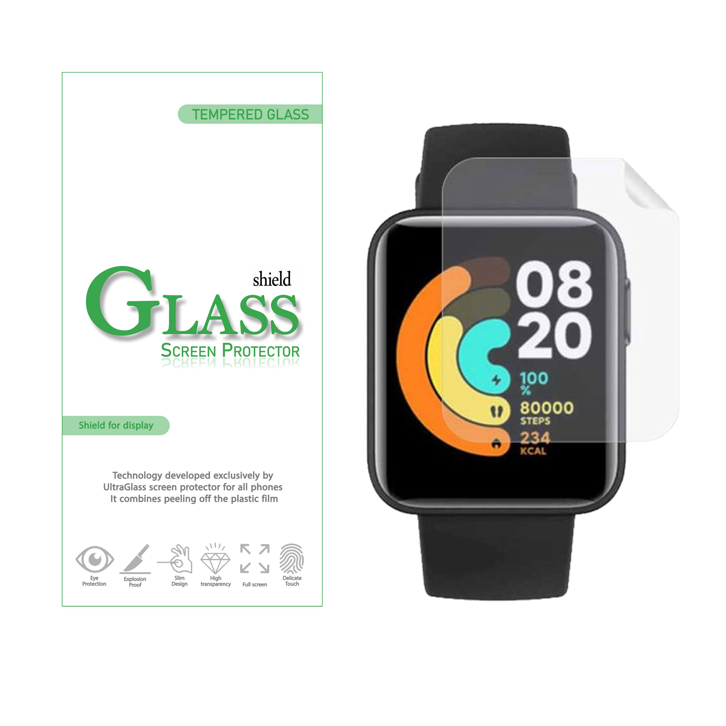 نقد و بررسی محافظ صفحه نمایش نانو شیلد گلس مدل TPU مناسب برای ساعت هوشمند شیایومی Mi Watch Lite توسط خریداران