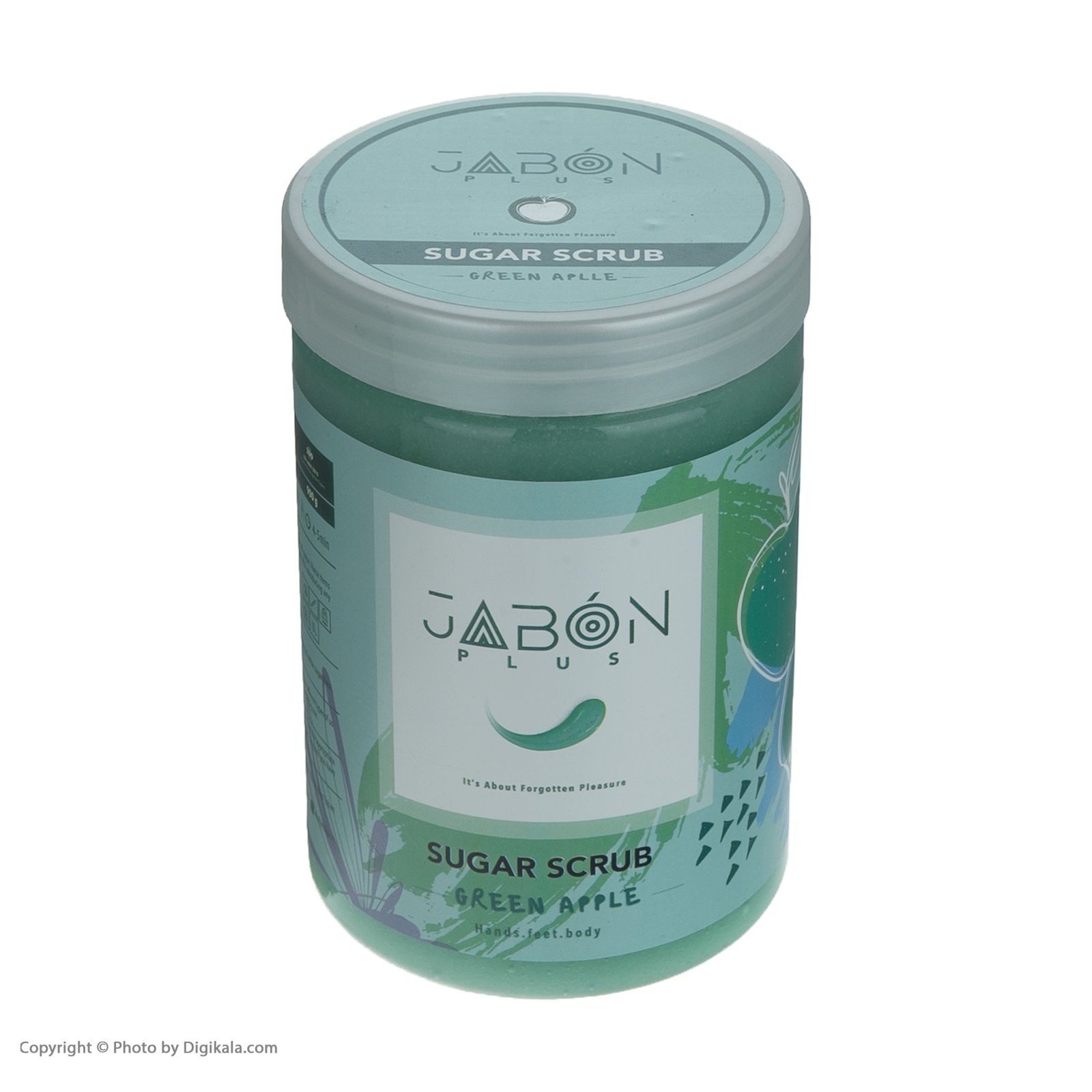 اسکراب شکری لایه بردار پوست ژبن پلاس مدل Green Apple وزن 900 گرم -  - 4