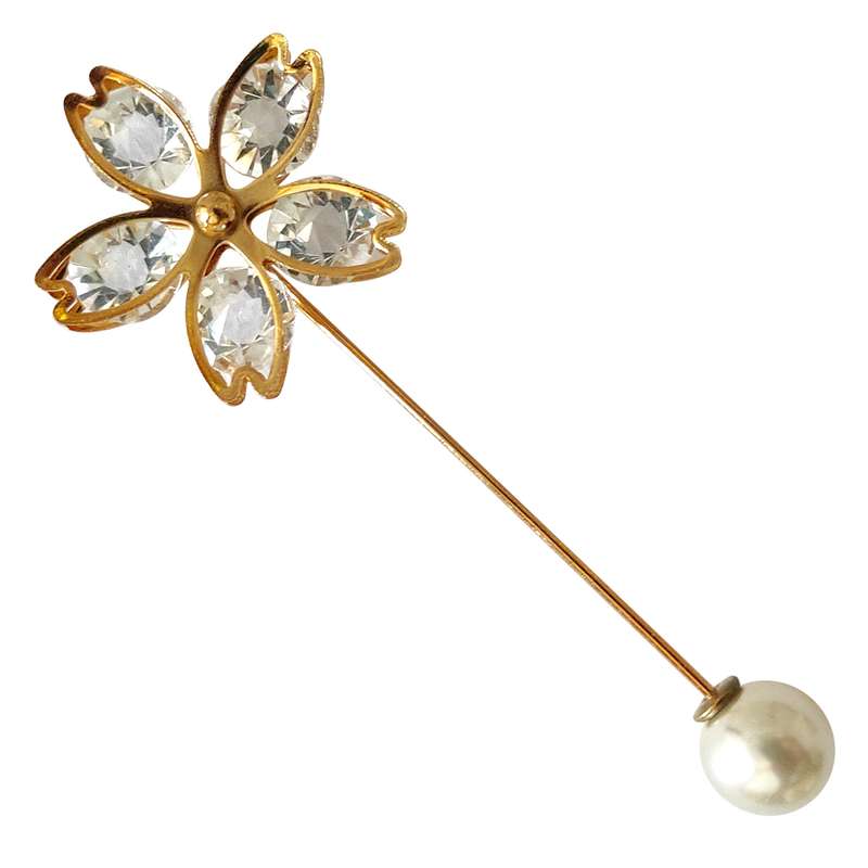 سنجاق سینه زنانه مدل گلرنگ کد GO500 سنجاق سینه زنانه مدل گلرنگ کد GO500