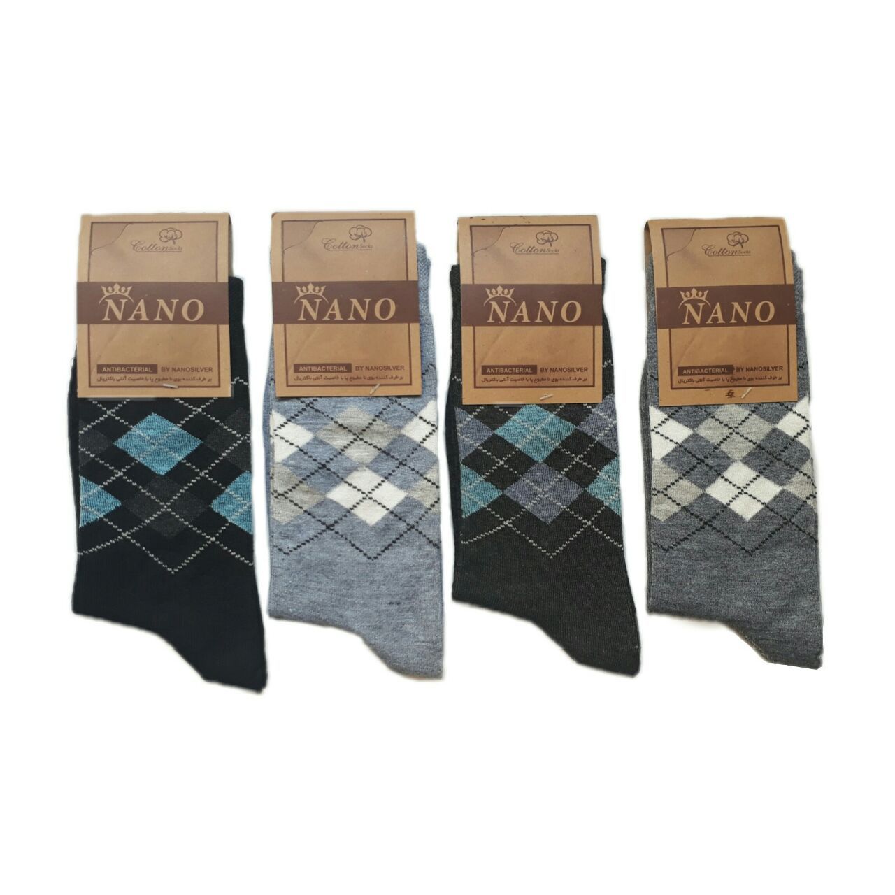 جوراب مردانه مدل Nano مجموعه 4 عددی -  - 1