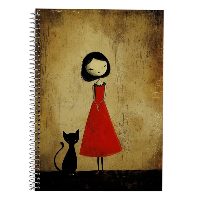 دفتر لغت 50 برگ مدوپد طرح موجودات فانتزی کد DF16859