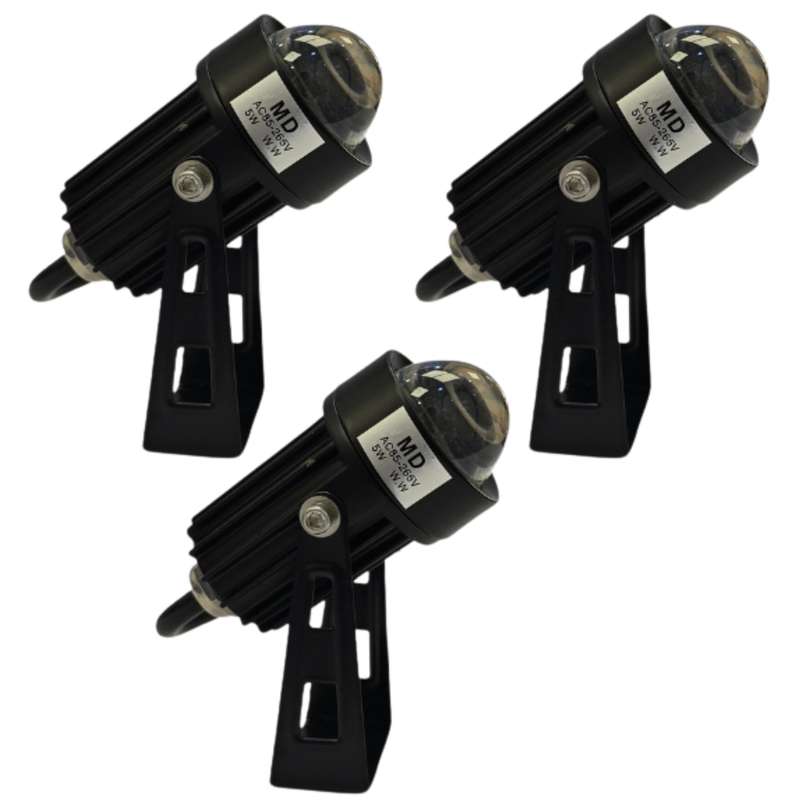 چراغ جت لایت 5 وات مدل MD بسته 3 عددی
