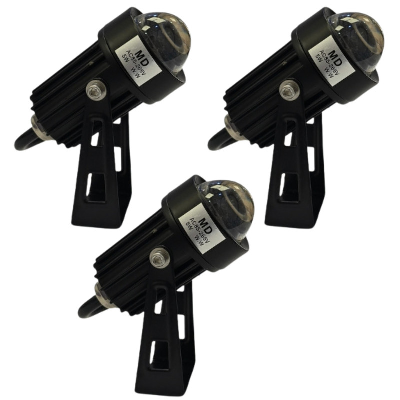 چراغ جت لایت 5 وات مدل MD بسته 3 عددی