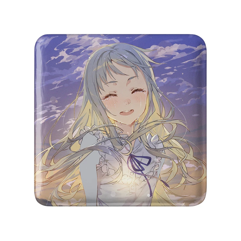 پیکسل خندالو طرح میکو هونما انیمه آنوهانا مدل مربعی کد 31959