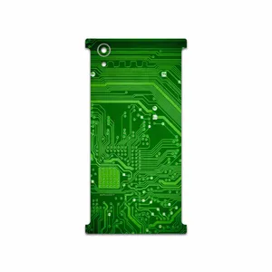 MAHOOT Green Printed Circuit Board Cover Sticker for Sony Xperia XA1 Plus