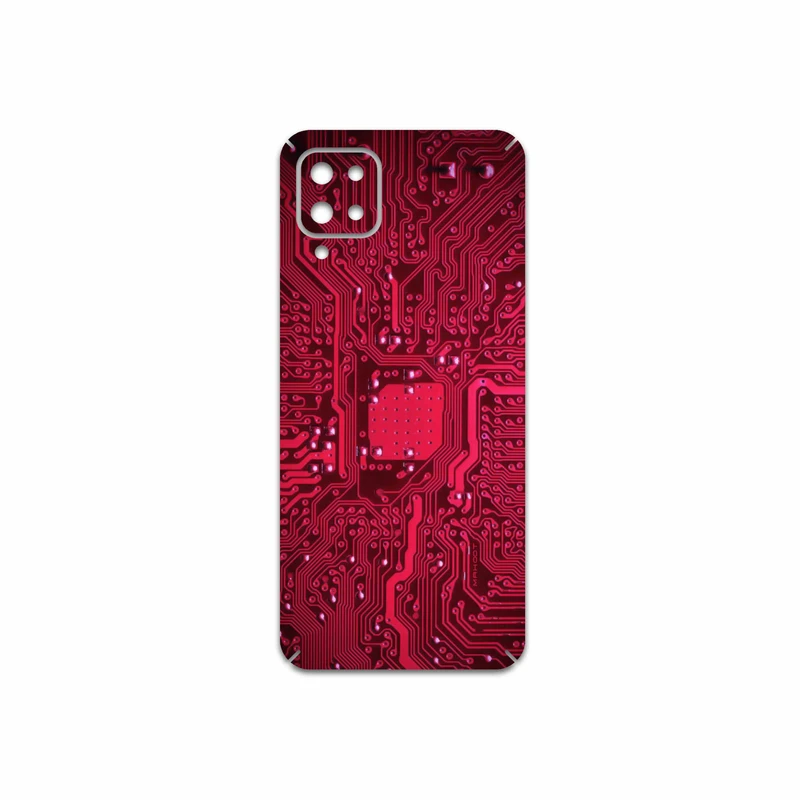 برچسب پوششی ماهوت مدل Red-Printed-Circuit-Board مناسب برای گوشی موبایل سامسونگ Galaxy A12 Nacho