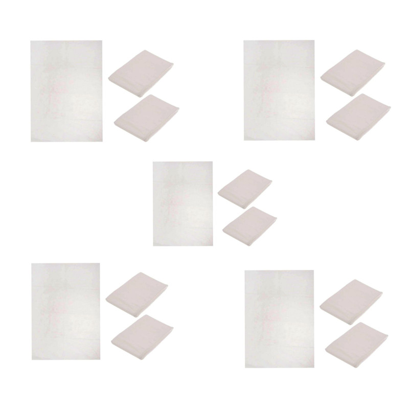 سرویس ملحفه یکبار مصرف مدل AM001 دو نفره سه تکه مجموعه 5 عددی